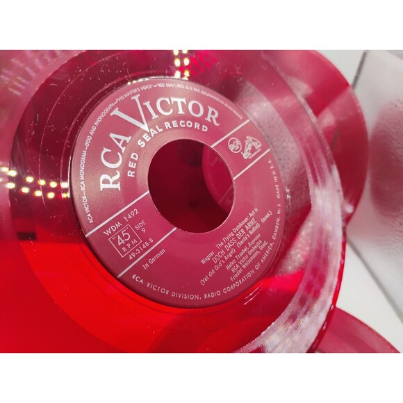 2) Helen Traubel Old Vienna & Sings Wagner (45 RPM) RCA Victor Records Red Seal - Picture 16 of 16